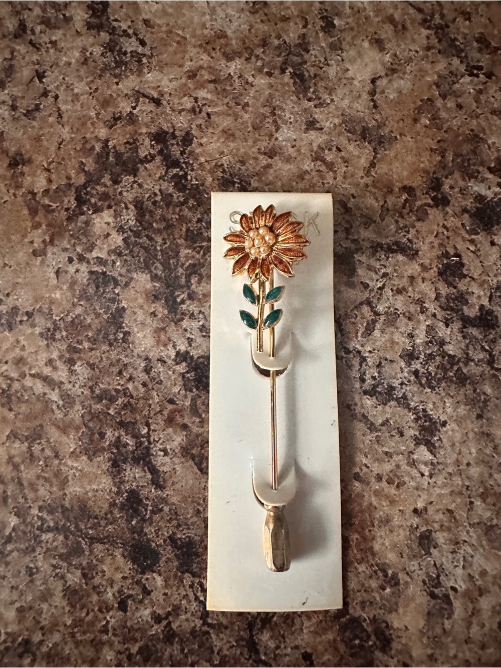 Vintage Flower Stick Pin - NWT